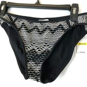 Becca Womens Hipster Bottom Black/White Size Medium